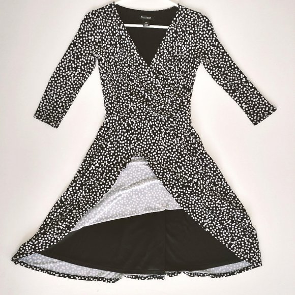 WHBM Polka Dot Fit and Flare Dress Size 00 - Picture 2 of 3